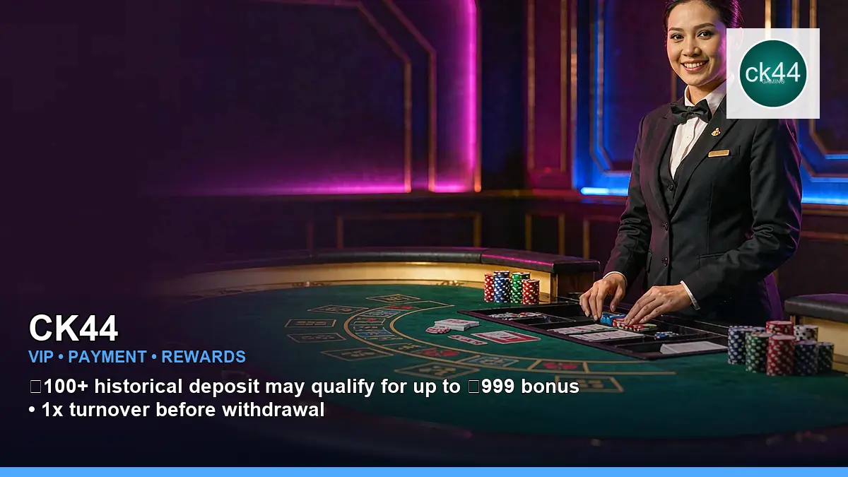 CK44 bKash/Nagad পেমেন্ট ও VIP রিওয়ার্ড | Bangladesh casino — deposit details · 1 — promotion