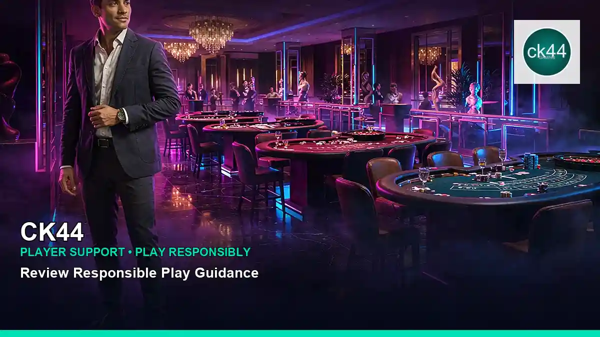 CK44 প্লেয়ার সহায়তা ও responsible gaming | Bangladesh guide — player help · 1 — responsible gaming