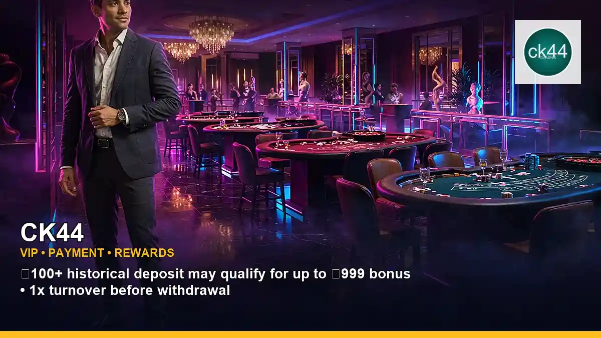 CK44 bKash/Nagad পেমেন্ট ও VIP রিওয়ার্ড | Bangladesh casino — deposit details · 1 — promotion